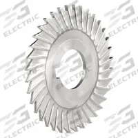 KEO Slitting Saw: Straight Tooth, High Speed Steel, TiN Coated, 8" Dia, 1/8" Thick, 1" Arbor (MPN 950-001-580). Key specifications — attr1167328: Straight Side Tooth.