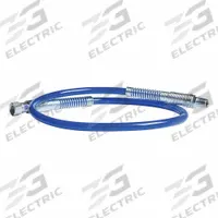 GRACO COUPLED HOSE: 3/16 in Inside Dia, 3 ft Overall Lg, Nylon, Nylon, Blue, 180°F Op Temp - Max (MPN 238358). Key specifications — Brand: GRACO; Tube Material: Nylon; Color: Blue; Compatible Media Type: Paints; Compatible with Manufacturer Model Number: Graco spray guns and airless paint hose; Cover Material: Nylon; Fitting Gender: Female.