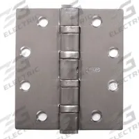 BEST Butt Hinge: Steel, Full Mortise, 1 1/2 in Leaf Wd (MPN FBB16845X45HWDOORHINGE10BSTL). Key specifications — Removable Pin: Yes; Bearing Type: Ball; Material: Steel.