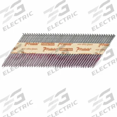 PASLODE Framing Nails: Framing Nails, Offset Round, Smooth, 3 in Overall Lg, 0.12 in Shank Dia - Collated Framing Nails