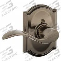 SCHLAGE Door Lockset: Dummy Lever Locksets, Nickel, ADA Compliant (MPN F170 ACC 620 CAM RH). Key specifications — Ligature Resistance: Not Ligature-Resistant; Brand: SCHLAGE; Visual Indicator Message: No Message; Lockset Style: Camelot; ADA Compliant: Yes; Finish: Satin Nickel-Plated, Blackened, Satin Relieved, Clear Coated : Brass.