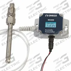 OMEGA Humidity Probe for Dew Point: 1/2 in NPT, 0°C to 200°C, 10.16 cm Probe, 200°C Op Temp - Max (MPN HX200HD). Key specifications — Power Required: 4 to 20mA; Brand: OMEGA; Series: HX200; Temperature Accuracy: ±3.0°C; Temperature Range: 0 °C to 200 °C.