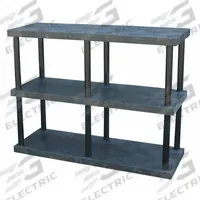 STRUCTURAL PLASTICS Plastic Shelving: 66 in x 24 in, 51 in Overall Ht, 3 Shelves (MPN ST6624x3). Key specifications — Resistance Properties: Corrosion-Resistant; Frame Material: Plastic; Shelving Material: High Density Polyethylene; Brand: STRUCTURAL PLASTICS.