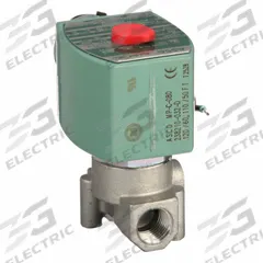 REDHAT Solenoid Valve: 2-Way, Normally Closed, 1/4 in Pipe Size, 110V AC/120V AC, High Flow (MPN 8262H007). Key specifications — Pipe Size: 1/4 in; Voltage: 120V AC; Brand: REDHAT; Coil Enclosure: Watertight.