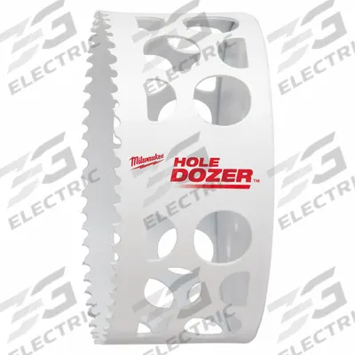 MILWAUKEE Hole Saw: 3 7/8 in Saw Dia., 3.5 Teeth per Inch, 1 5/8 in Max. Cutting Dp - Multi-Material-Cutting Hole Saws without Arbor