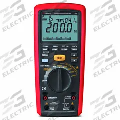 TRIPLETT Megohmmeter: 0.01 megaohm to 200 gigohm, CAT IV 600V, IP54, Digital, No Output (MPN MG500). Key specifications — IP Rating: IP54; Test Voltage: 500V DC; Brand: TRIPLETT.