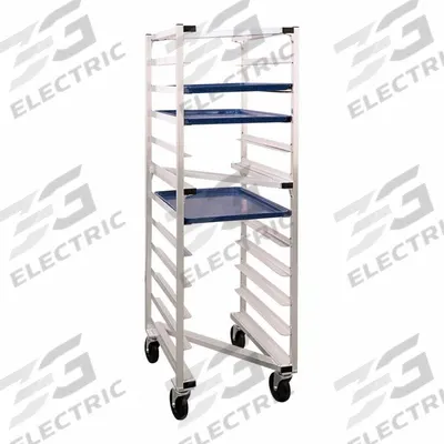 NEW AGE INDUSTRIAL Nesting "Z" Type Pan Rack: 11 Slots, 5 in Betw Shelves, 20 3/8 in Wd - Nesting "Z" Sheet Pan Racks