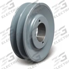 APPROVED VENDOR V-Belt Pulley: 2BK62, 2 Groove, 5.95 in OD, Bushed Bore, H/QT, Cast Iron. Key specifications — attr1318293: 2BK62; attr1318301: 5.6 in (5L, B); attr1318291: 5L, B, or BX.