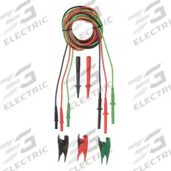 FLUKE Test Lead Set: CAT II 1000V/CAT III 600V, 8.6 ft Test Lead Lg, Black/Green/Red, TL1550B. Key specifications — CAT Safety Rating: CAT III 600V; Cable/Lead Color: Red; Compatible with Manufacturer Model Number: 1550B; Brand: FLUKE.