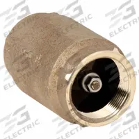 SIMMONS Check Valve: Poppet, Inline Valve Body, 1 1/2 in Pipe Size, FNPT x FNPT, Silicon Bronze, NPT (MPN 505SB). Key specifications — Brand: SIMMONS.