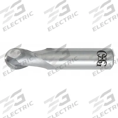 OSG Ball End Mill: Carbide, 2 Flute, 1/2" Mill Dia, 5/8" LOC, 2-1/2" OAL (MPN 412-5000-BN) - General Purpose Carbide Ball End Mills