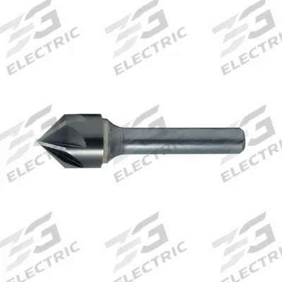 KEO Countersink: 82°, 6 Flute, 3/8 in Body Dia - Smooth-Finish Six-Flute Countersinks