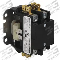 SQUARE D Definite Purpose Magnetic Contactor: 1 Poles, 24V AC, 40 A, Non-Reversing (MPN 8910DP41V14). Key specifications — Brand: SQUARE D; Coil Voltage: 24V AC; Contactor Style: HVACR Definite Purpose Contactor; Terminal Connection Type: Quick-Disconnect Terminals; Maximum Voltage Rating: 600V AC; Series: 8910 Series Type DP; Phase: Single; Main Pole Contact Form: 1NO.