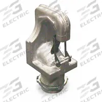 LITHONIA LIGHTING HID Fixture Accessories: 6 in Lg, 4 in Wd, 3 3/4 in Ht, For HID Fixtures (MPN HKM). Key specifications — Color: Silver; Material: Steel; Includes: Hook; Accessory Type: Fixture Hook Male; For Use With: HID Fixtures; Finish: Unfinished; Brand: LITHONIA LIGHTING.