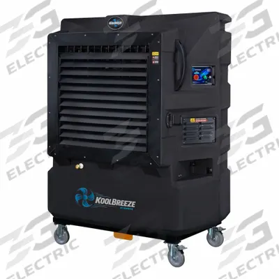 KWIKOOL Portable Evaporative Cooler: 3,900 sq ft – 2,690 sq ft, 5-15P, 110V AC - Portable Evaporative Coolers