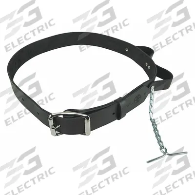 KLEIN TOOLS Modular Tool Belt: Leather, 38 in to 46 in Waist Size - Tool Belts without Pouches