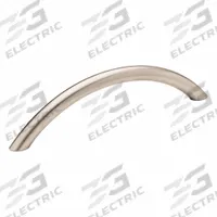 JW WINCO Pull Handle: Threaded Holes, Stainless Steel, Silver, 0.39 in, 4.65 in Grip Lg (MPN 10W128BD0). Key specifications — Screw Size: M4; Brand: JW WINCO; Color: Silver.