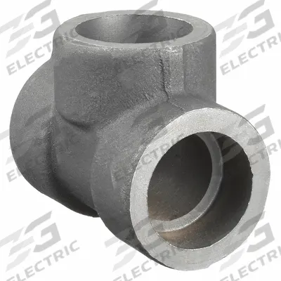 ANVIL Metal Pipe Tee: 1/2 in x 1/2 in x 1/2 in - Socket Weld High-Pressure Pipe Fittings