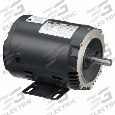 Dayton General Purpose Motor: C-Face/Rigid Base Mount, Open Drip Proof, 1/3 hp - C-Face with Rigid Base 3-Phase General Purpose AC Motors