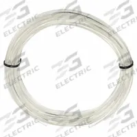 DAYTON Round Belt: Clear, 1/4 in Dia, For 2 in Min Pulley Dia, 50 ft Overall Lg, Solid, Smooth, 90A (MPN 1DYX2). Key specifications — attr1317950: 90A; attr1317956: Urethane; attr1317948: Clear.
