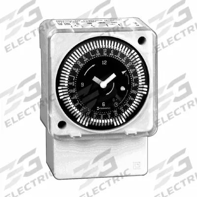 INTERMATIC Electromechanical Timer: 7 day, SPDT, 120V AC, 48 On/Off Cycles - Max - DIN Rail-Mounted Electromechanical Timer Switches