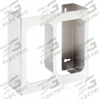 BOWMAN DISPENSERS Glove Dispenser: Stainless Steel, 10 1/2 in Overall Wd, 10 in Overall Ht, Wall (MPN GS-122). Key specifications — Dispenser Layout: (2) Boxes; Fill Direction: Top Load; Material: Stainless Steel; Brand: BOWMAN DISPENSERS; Color: Silver.