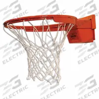 SPALDING Basketball Rim: NFHS, Anti-Whip Net, Basketball Rim (MPN 413-583). Key specifications — attr985526: SPALDING; attr985544: Safety Padded Cover Plate; attr985546: Anti-Whip Net; attr985530: NFHS; attr1031786: Basketball Rim.
