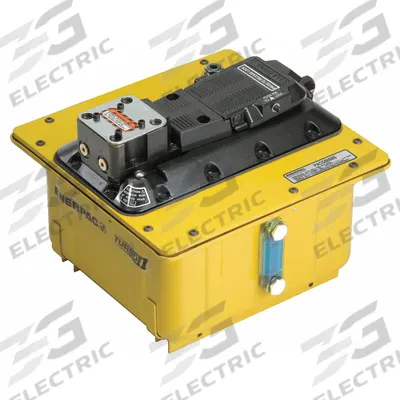 ENERPAC Air Hydraulic Pump: 5,000 psi Max. Op Pressure, 2 gal Reservoir Capacity - Air-Operated Hydraulic Workholding Pump Units