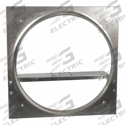 Dayton Exhaust Fan Venturi Frame: Steel, For 18 in Blade Dia - Frames for Wall-Mount Ventilation Fans