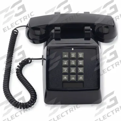 CETIS Telephone: Hospitality Phones, Std Room Phones, 2510D NOMW (BK), Volume Control