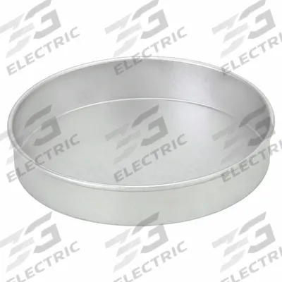 CHICAGO METALLIC Round Cake Pan: Round Cake Pan Pan, Aluminized Steel, Uncoated - Cake Pans
