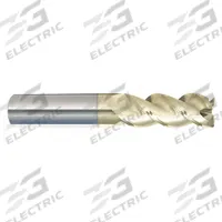 APPROVED VENDOR Corner Radius End Mill: Carbide, ZrN Coated, 3 Flute, 7/32" Mill Dia, 3/4" LOC (MPN 283-218750D)