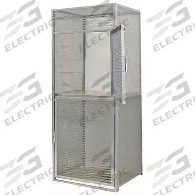 HALLOWELL Bulk Storage Locker Starter: 48 in x 60 in x 90 in, 2 Tiers, 2 Units Wide - Expanded Metal Bulk Storage Locker Starters & Add-Ons