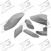 APPROVED VENDOR Tumbler Media: Ceramic, Angle Cut Cylinder, Extra Smooth Finish, 50 lb (MPN VTMAC45038063MX50VF). Key specifications — Brand: APPROVED VENDOR; Compatible Tumbler: Vibratory Tumbler; Compatible Tumbler Environment: Wet.