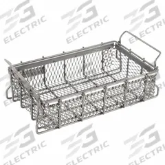 MARLIN STEEL WIRE PRODUCTS Parts Washer Basket: Rectangular, Stainless Steel, Silver, Not Nestable (MPN 00-00363278-38). Key specifications — Handle Included: Handle Included; Mesh Opening Size: 1/2 in; Stackable: Stackable; Lid Included: Lid Not Included; Brand: MARLIN STEEL WIRE PRODUCTS.