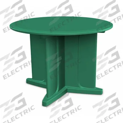 CORTECH Table: 29 in Overall Ht, 48 in Overall Dia, No Game Top, Ballast Accepted - Round X-Base Tables