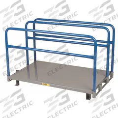 LITTLE GIANT Vertical Sheet Storage Rack: 2 Bays, 60 in x 36 in x 33 in, Steel, Gray (MPN ASR-3660). Key specifications — attr36897: 2; attr36904: Steel; attr36169: LITTLE GIANT; attr36901: Gray.