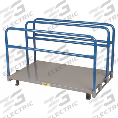 LITTLE GIANT Vertical Sheet Storage Rack: 2 Bays, 60 in x 36 in x 33 in, Steel - Adjustable-Upright Vertical Panel & Sheet Racks