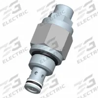 BUCHER HYDRAULICS Cartridge Valve: Screw-In, Screwdriver Adjustment, C08-20 Valve Cavity Size, PCFC (MPN PCFC-08-N-S-0-3.0). Key specifications — attr1012059: PCFC-08-N-S-0-3.0; attr1250696: PCFC; attr1011660: Nitrile; attr1011632: Screwdriver; attr1011635: BUCHER HYDRAULICS; attr1011636: Steel; attr1011644: C08-20.