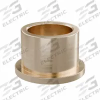 Flanged Sleeve Bearing: Bronze, SAE 841, 20 mm Bore, 26 mm OD, 20 mm Lg, -35°F to 300°F, 10 PK (MPN FFM2026-20B). Key specifications — System of Measurement: Metric; Material Grade: SAE 841; Flange Type: Flanged; Brand: OILITE.
