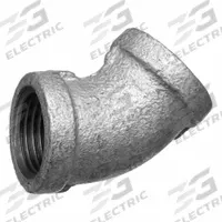USA INDUSTRIALS Metal Pipe Elbow: 45° Elbow, 300 psi, 3/4 in x 3/4 in, Malleable Iron (MPN ZUSA-PF-22720). Key specifications — Maximum Operating Pressure: 300 psi; Brand: USA INDUSTRIALS.