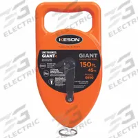 KESON GIANT Chalk Line Reel: 1:1, 150 ft Line Lg, Orange, 24 oz Fill Wt (MPN G150). Key specifications — attr1270037: 1:1; attr1270064: KESON GIANT; attr1270076: Plastic.
