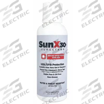 APPROVED VENDOR Sunscreen: 30 SPF, Lotion