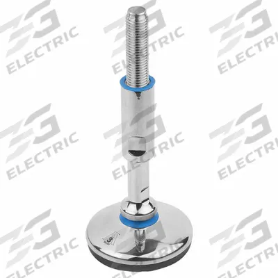 KIPP Male-End Leveling Mount: Swiveling Stud, M20 Thread Size, 80 mm - Hygienic Male Leveling Mounts
