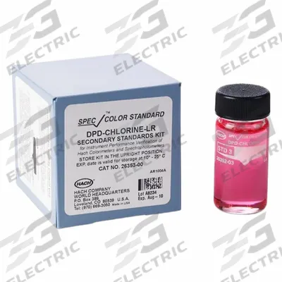 HACH Secondary Gel Standards Set: 0 to 2 mg/L, Glass, Std, 2635300 - Ion Specific Standards