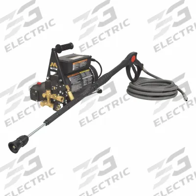 MI-T-M Electric Pressure Washer: Carry, 120 V – Single-Phase, 1,500 psi, 2 gpm - Cold Water Pressure Washers