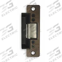 ADAMS RITE Electric Door Strike: 1 1/4 in Wd, 4 7/8 in Ht, Cylindrical, Bronze (MPN 7100-540-313-00). Key specifications — Brand: ADAMS RITE; Input Voltage: 24V; Performance Duty Rating: 2 - Medium Duty; Strike Type: Cylindrical.