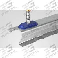 SCHMALZ Vacuum Pad Assembly: Flat Oval, 3/8 in NPT, 40 mm_80 mm Pad Dia, NBR, Blue, 45 A, SAOF (MPN 10.01.05.00759). Key specifications — attr1019101: 10.01.05.00759; attr1019103: SCHMALZ; attr1019107: 45 A.