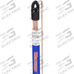 WESTWARD TIG Welding Rod: Carbon Steel, ER70S-2, 1/8" x 36", 1 lb (MPN 41R379). Key specifications — Brand: WESTWARD; Yield Strength (As Welded): 58 ksi; Tensile Strength (As Welded): 70 ksi.