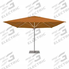 CALIFORNIA UMBRELLA Outdoor Umbrella: Sand, Aluminum/Steel, Hand Crank, 145 1/8 in Overall Ht (MPN SOLA338001-6077). Key specifications — Brand: CALIFORNIA UMBRELLA; Canopy Color: Sand; Includes Base: Yes; Includes Lights: No; Opening Mechanism: Hand Crank; Pole Material: Aluminum.